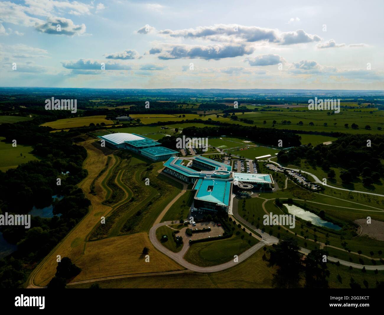 Aerial View of the Home of The England National Football Team, St Georges Park Stock Photo