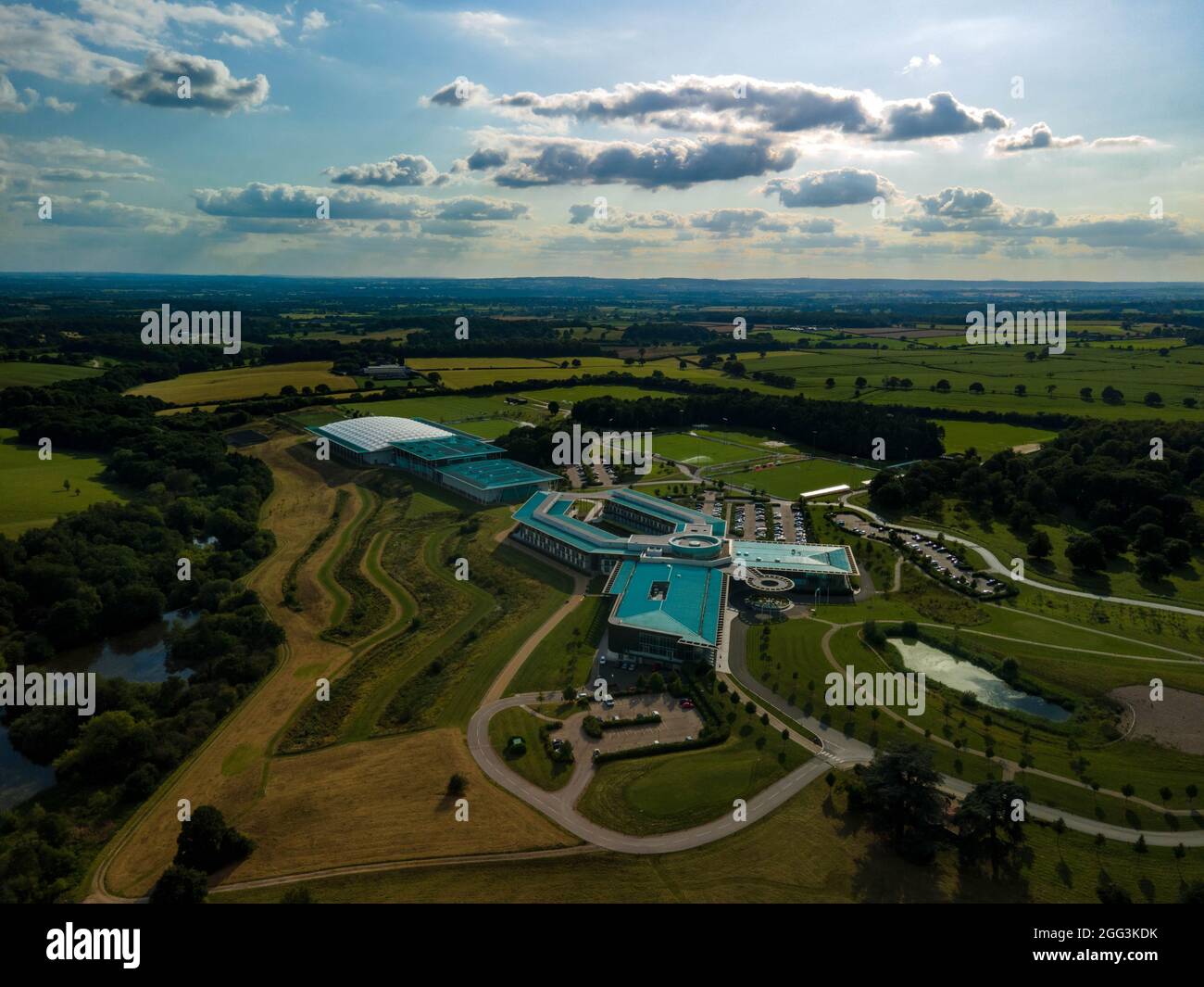 Aerial View of the Home of The England National Football Team, St Georges Park Stock Photo