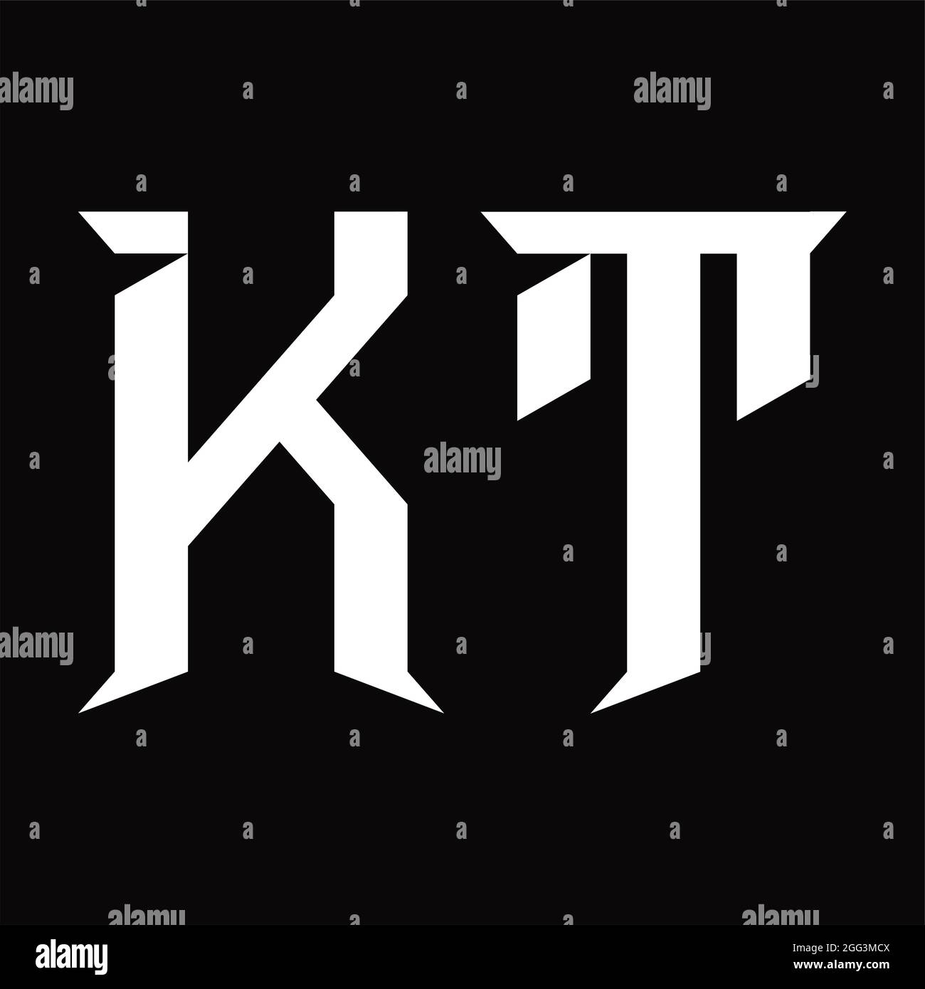 Letter Kt Logo High Resolution Stock Photography and Images - Alamy