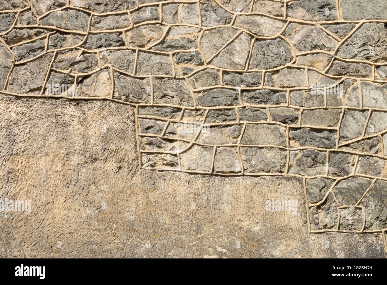 Pattern wall background rock wall texture Stock Photo