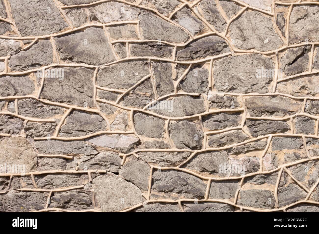 Stone wall pattern texture Stock Photo