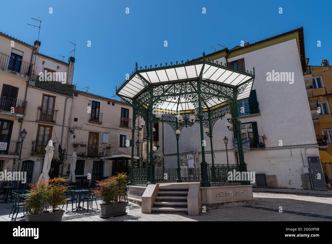 Glimpses of the historic center of Isernia, capital of the homonymous province of Molise, a pleasant town with a cool climate in summer and not too co Stock Photo