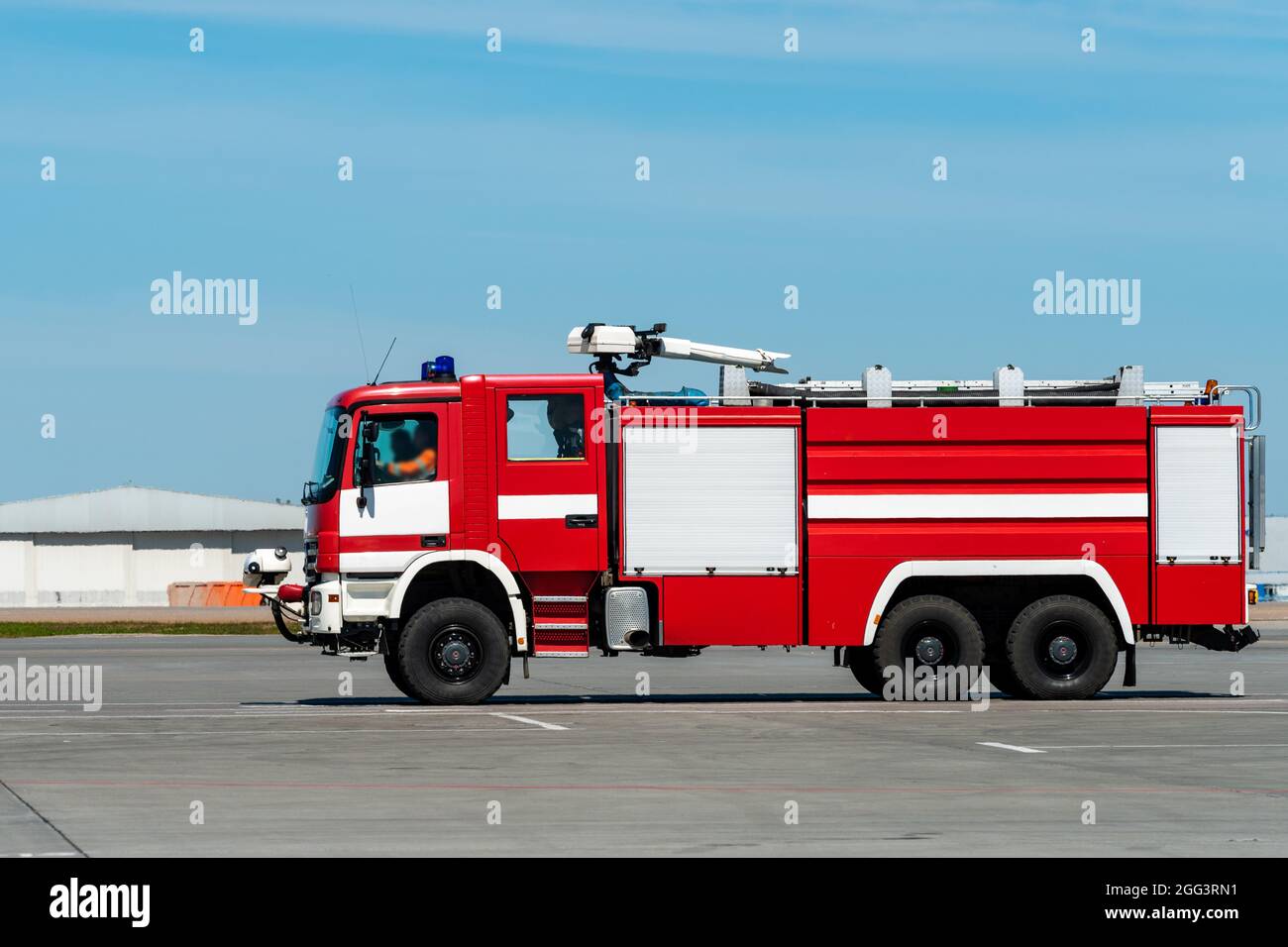 Moscow Fire Engine Aviation fire truck hi-res stock photography and images - Alamy
