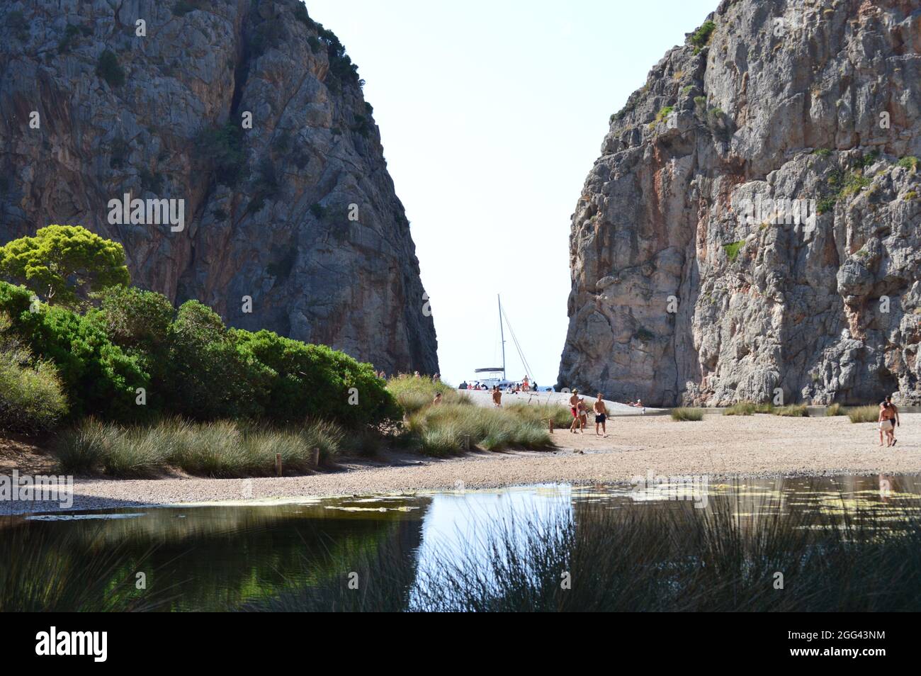 Torrent De Pareis In Summer Stock Photo - Alamy