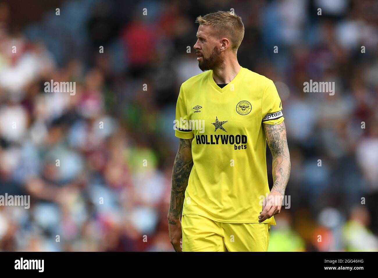 Pontus Jansson #18 of Brentford during the game Stock Photo