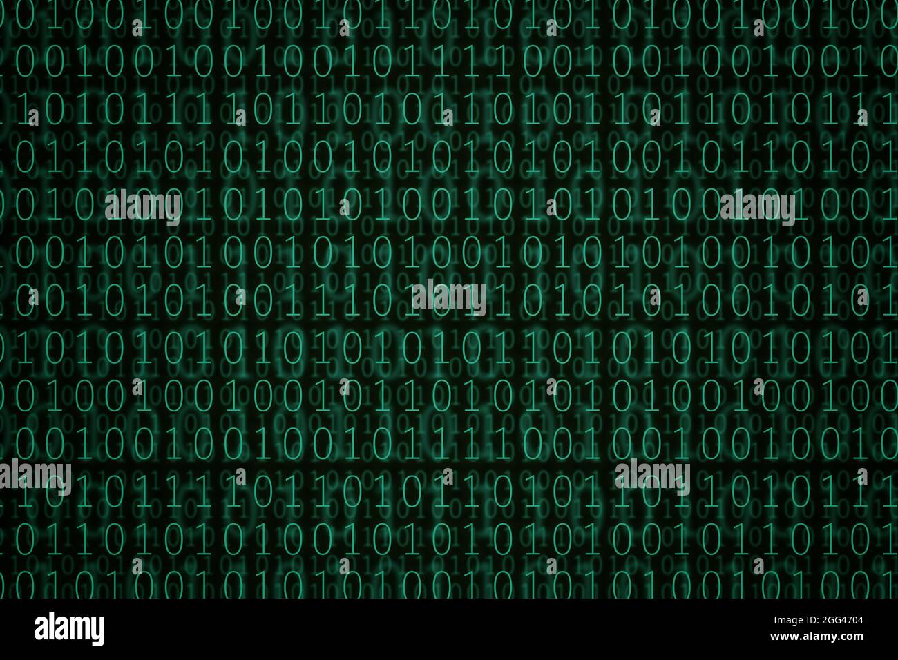 Green Binary Code Background 3d Illustration Stock Photo Alamy