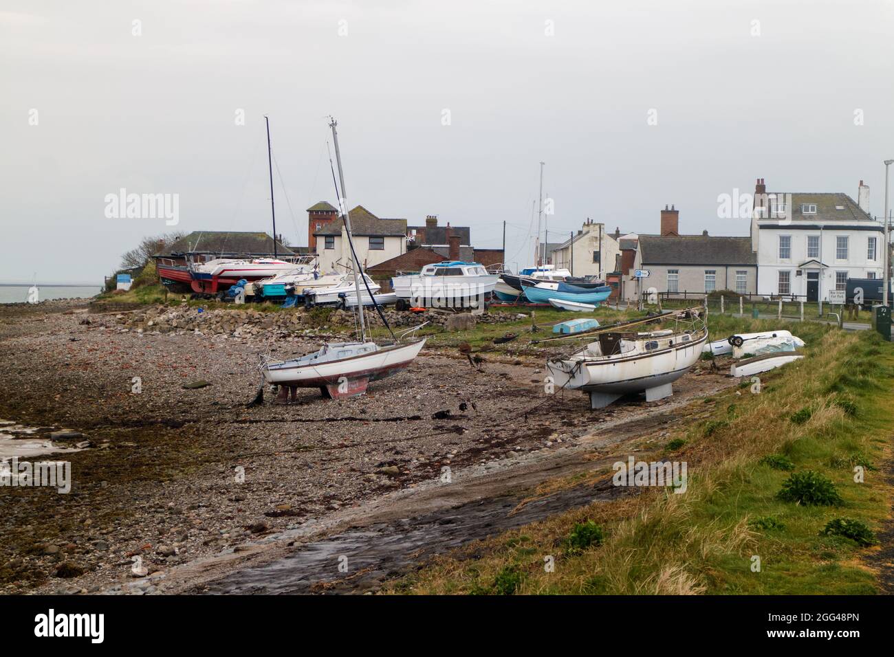 Roa Island, at the tip of the Furness Peninsula in Cumbria, is reached ...