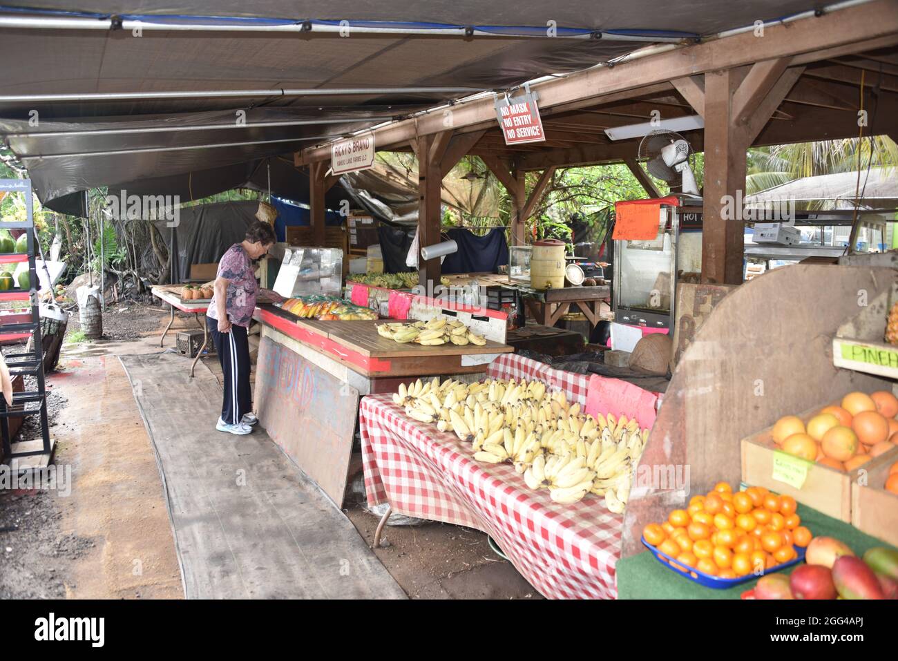 Hawaii fruit stand hi-res stock photography and images - Alamy
