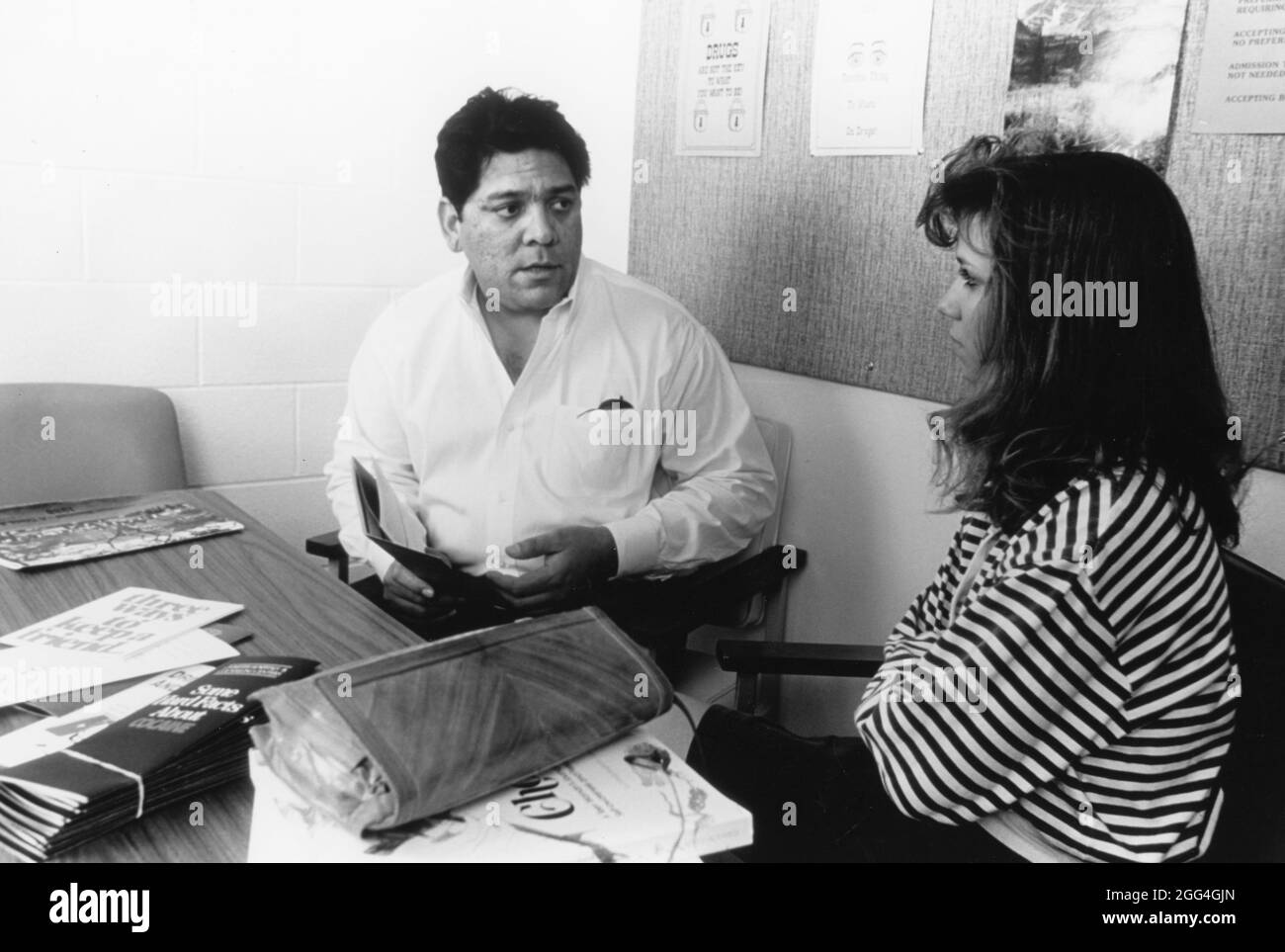 High school counselor Black and White Stock Photos & Images - Alamy