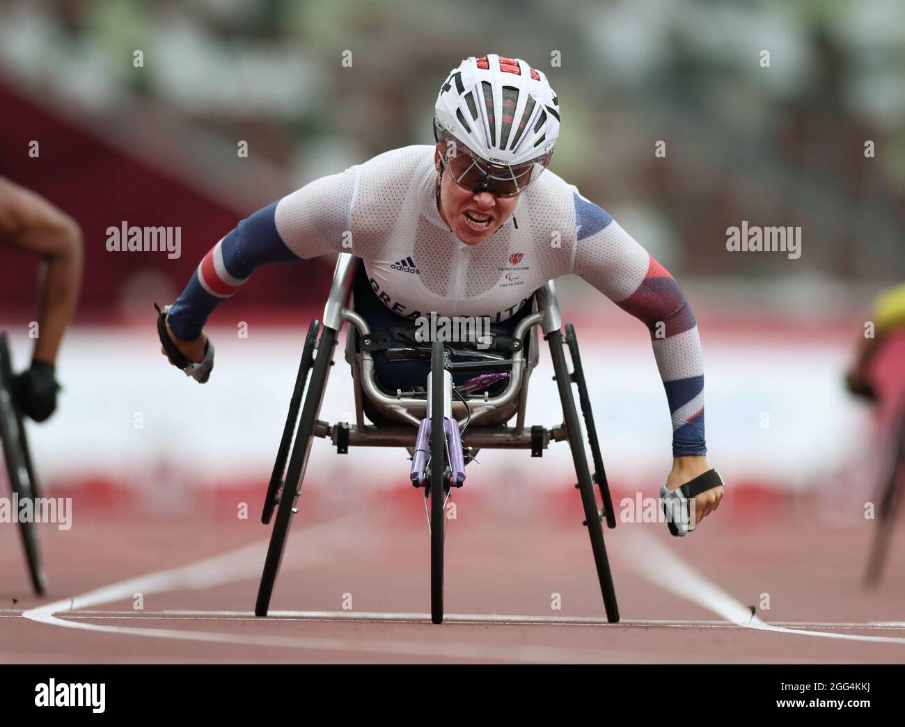 Womens 100m t34 final hi-res stock photography and images - Alamy