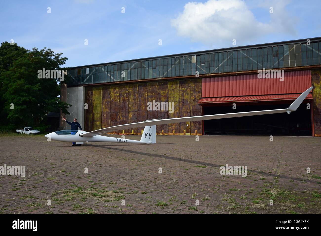 Stendal, Germany. 24th Aug, 2021. The Nimeta, the largest singleseat