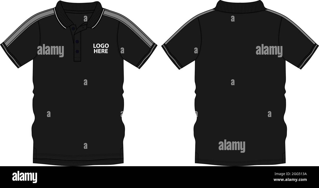 Polo t shirt flat sketch cheap