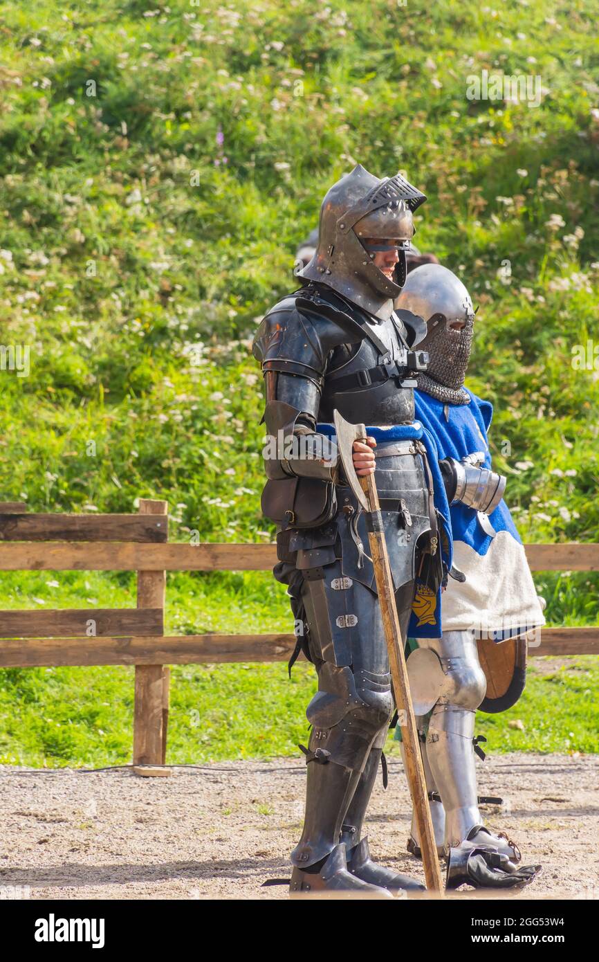 Medieval Combat Sport fighters at Medieval