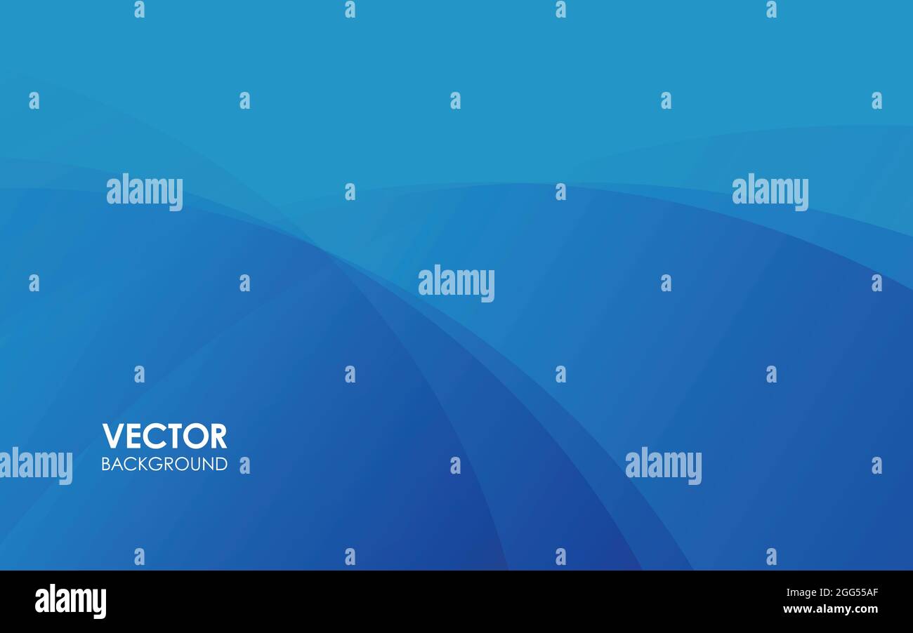 Blue curve background. Vector illustration Stock Vector Image & Art - Alamy