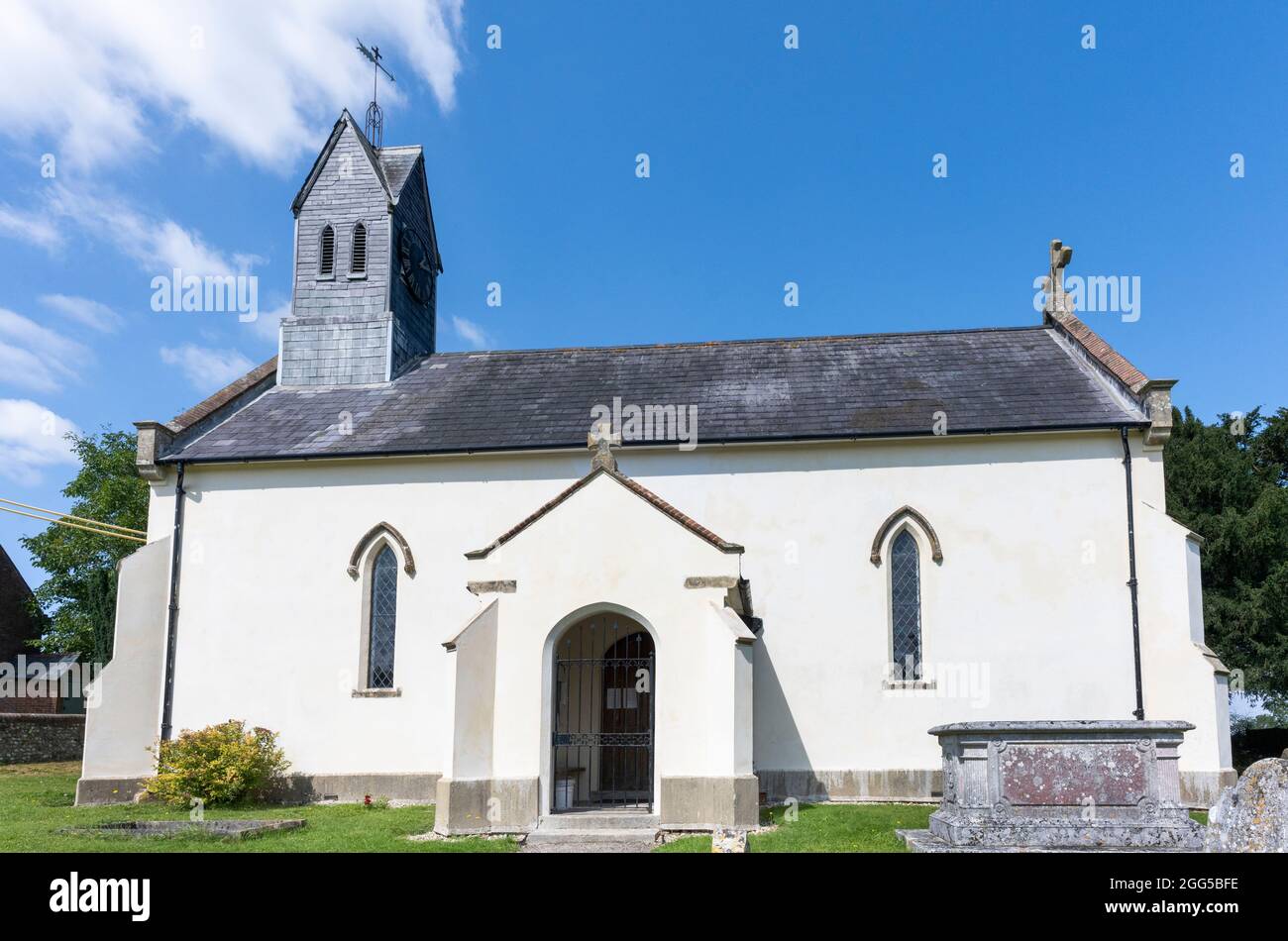 St James's Church - parish church - Beauworth, Alresford, Hampshire, England, UK Stock Photo
