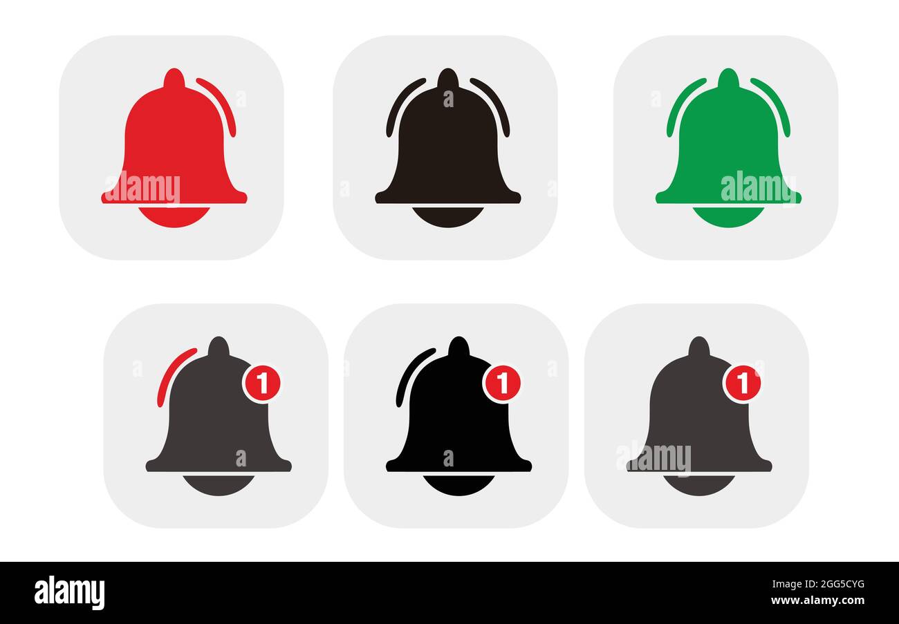 Set alarm bells ringing Stock Vector Images Alamy