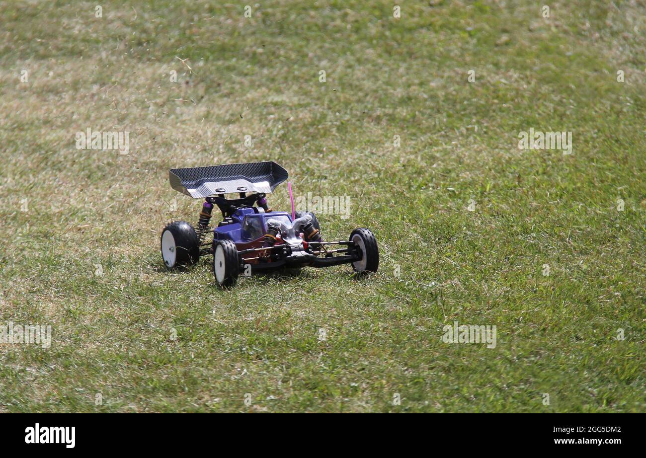 A Radio Controlled Model of a Fast Racing Car Stock Photo Alamy