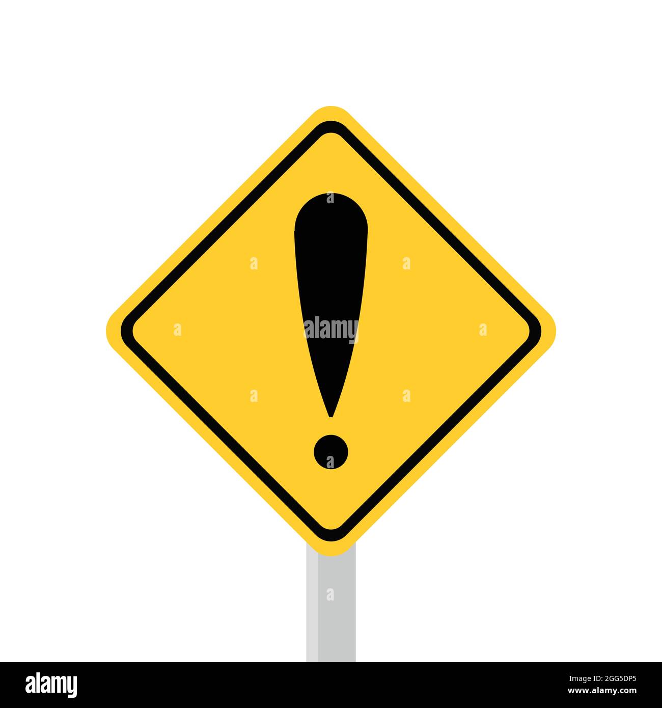 Warning signs. Traffic safety signs are orange. warning silhouette Stock Vector