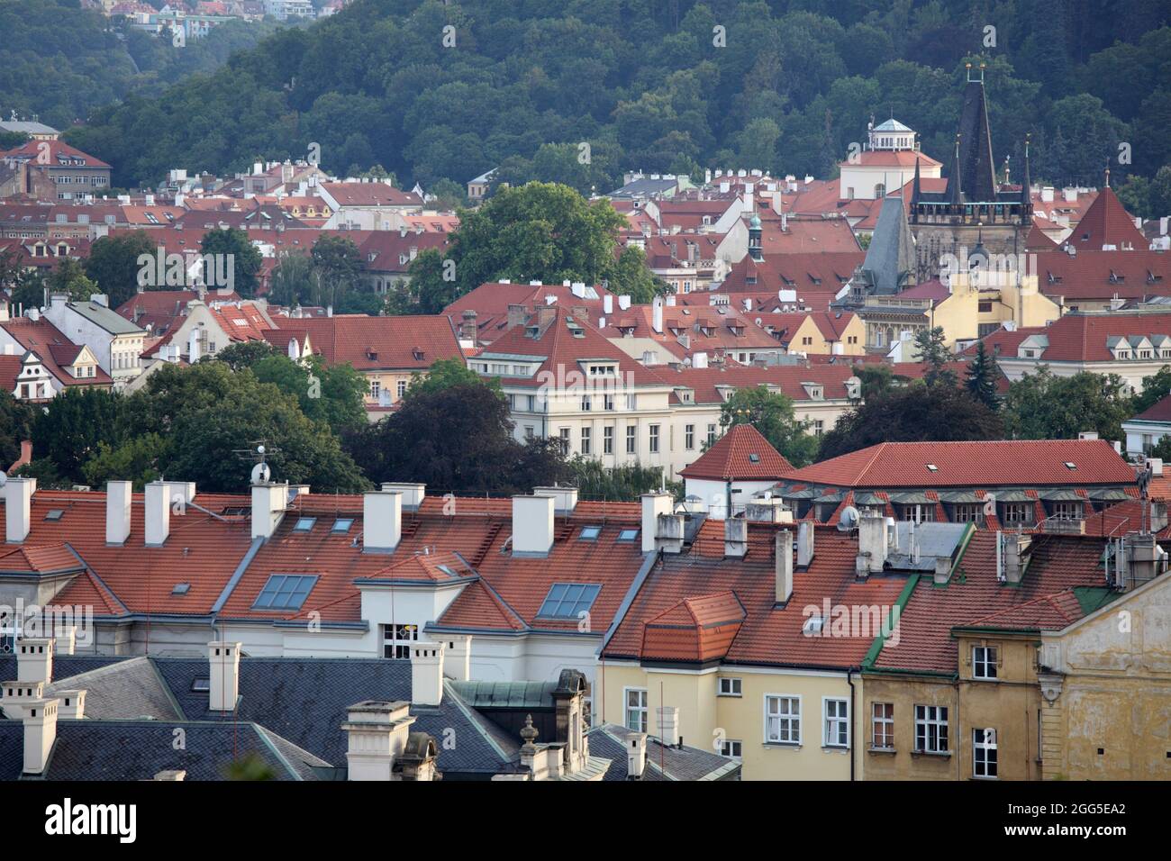Cityscape of Prague, Czech Republic Stock Photo