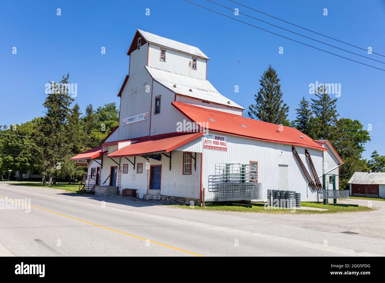 Ripley Feed Mill Ripley Ontario Canada Traditional North American Feed