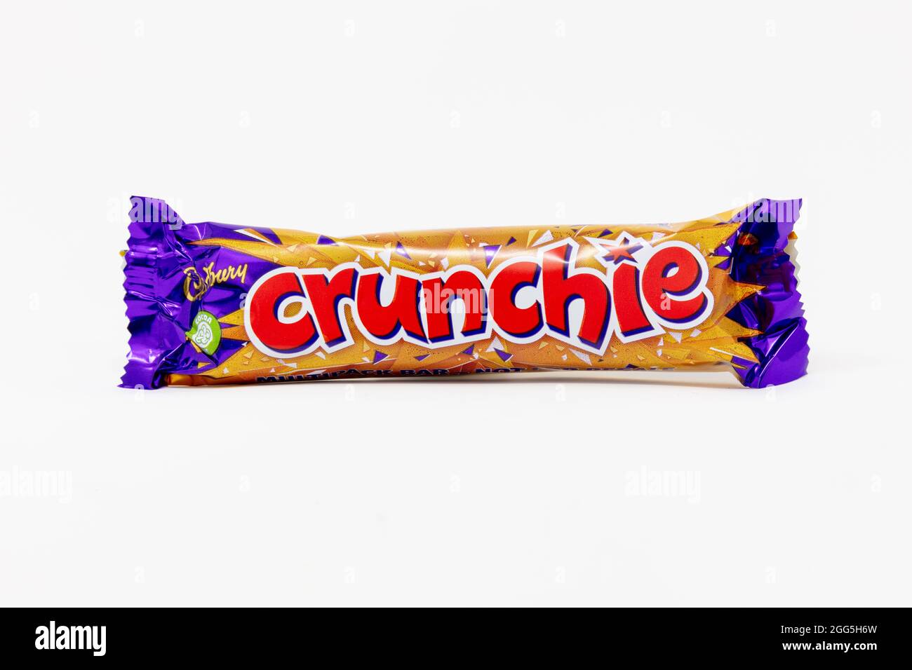 Cadbury Crunchie Bar Stock Photo
