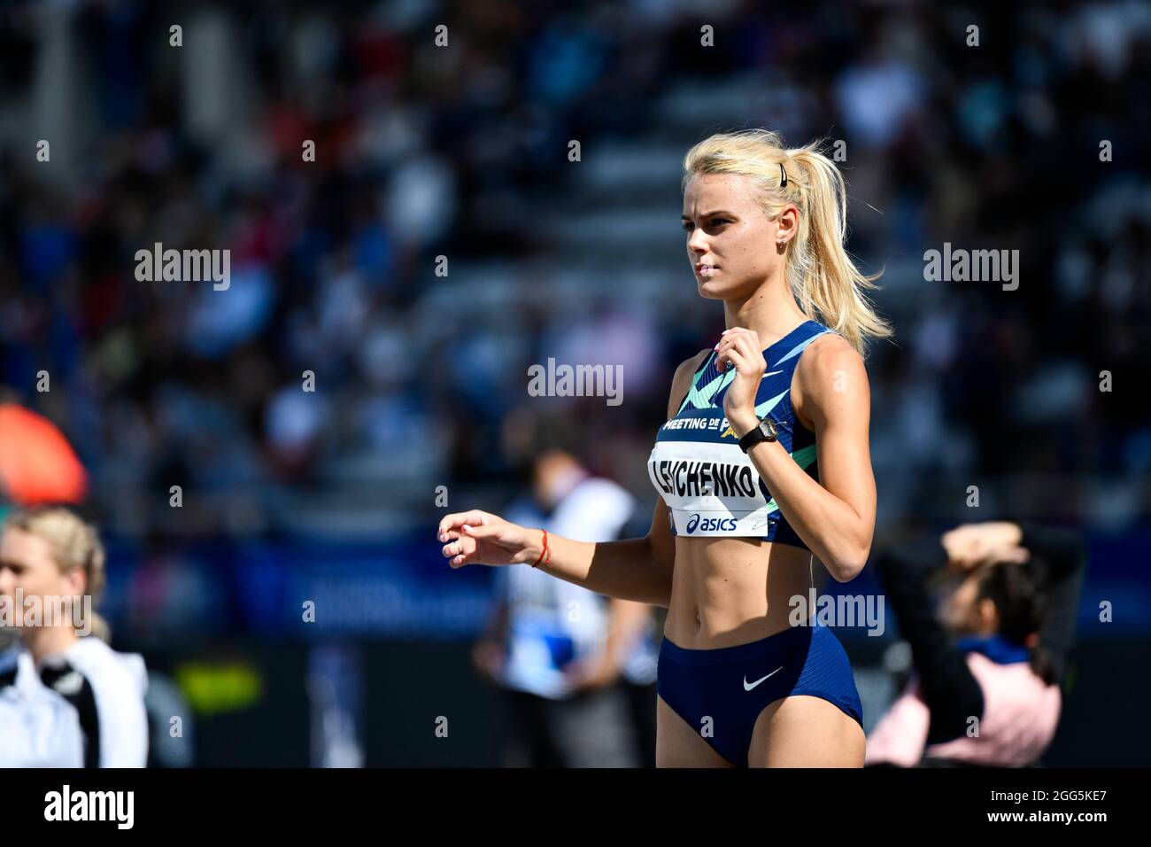 Yuliya (Yuliia) Levchenko (Women's High Jump) of Ukraine competes
