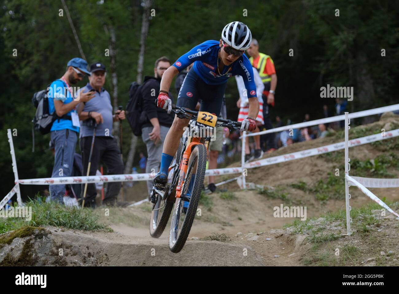 during UCI MTB World Championship 