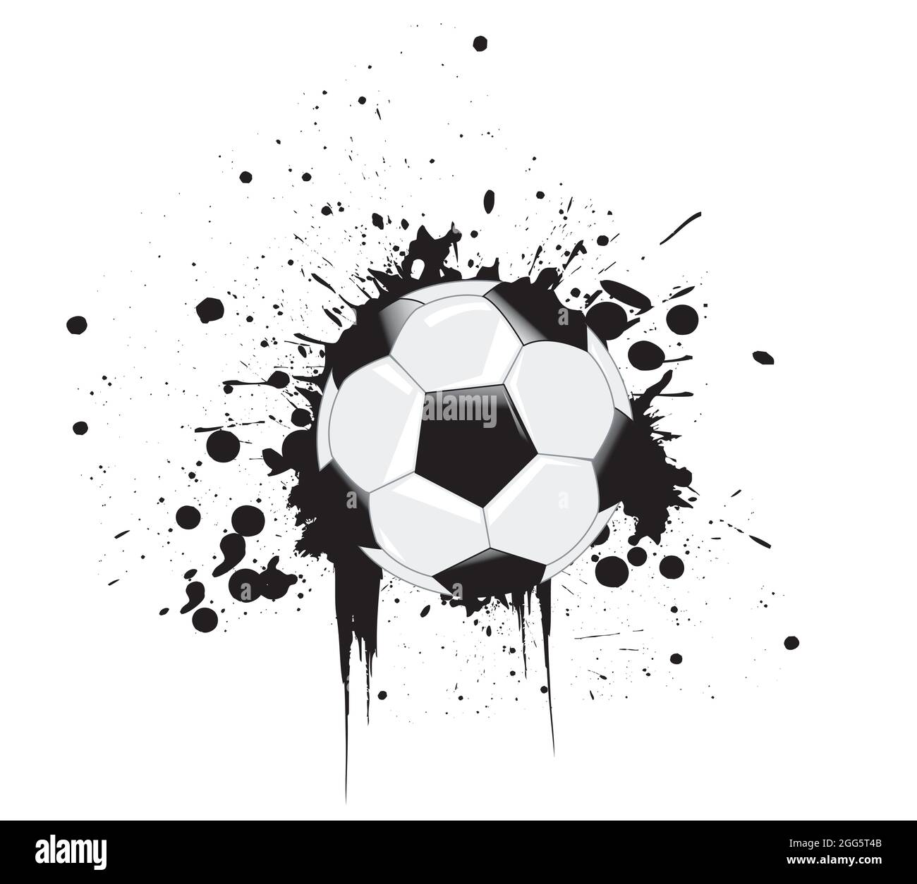 vector soccer ball illustration Stock Vector Image & Art - Alamy