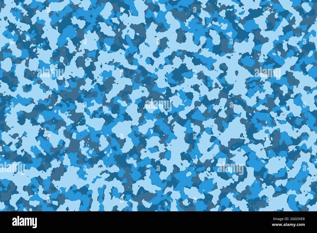 Military blue camouflage pattern Stock Photo