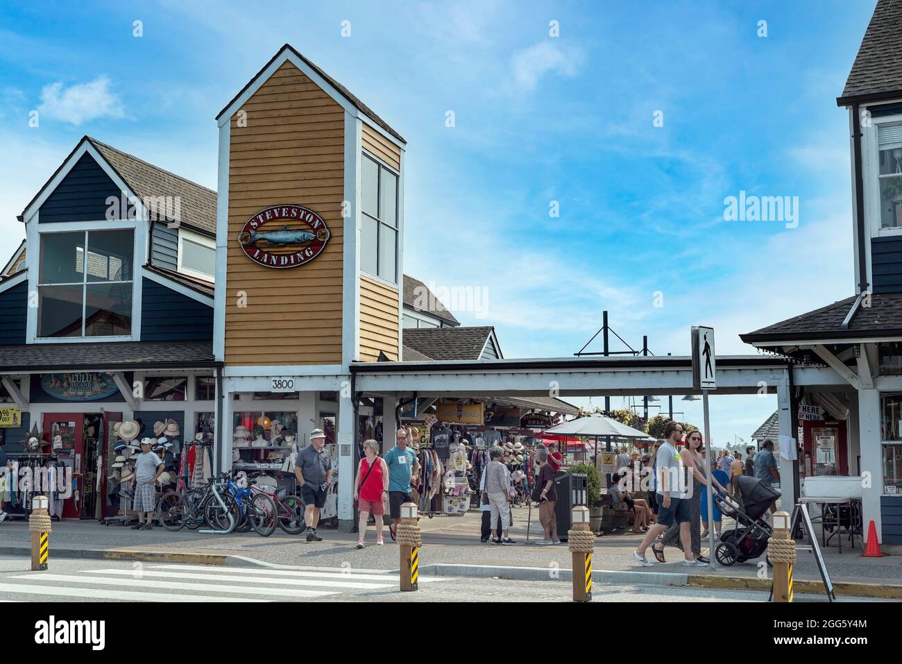 Steveston Landing, B.C. Stock Photo