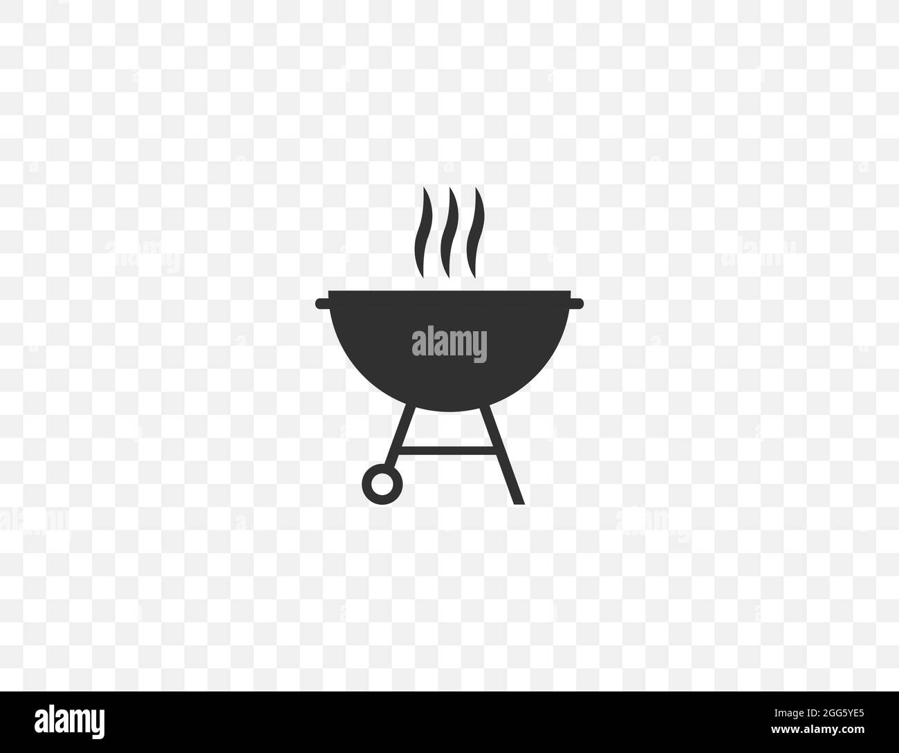 Vector illustration. flat design. Barbecue grill icon Stock Vector ...