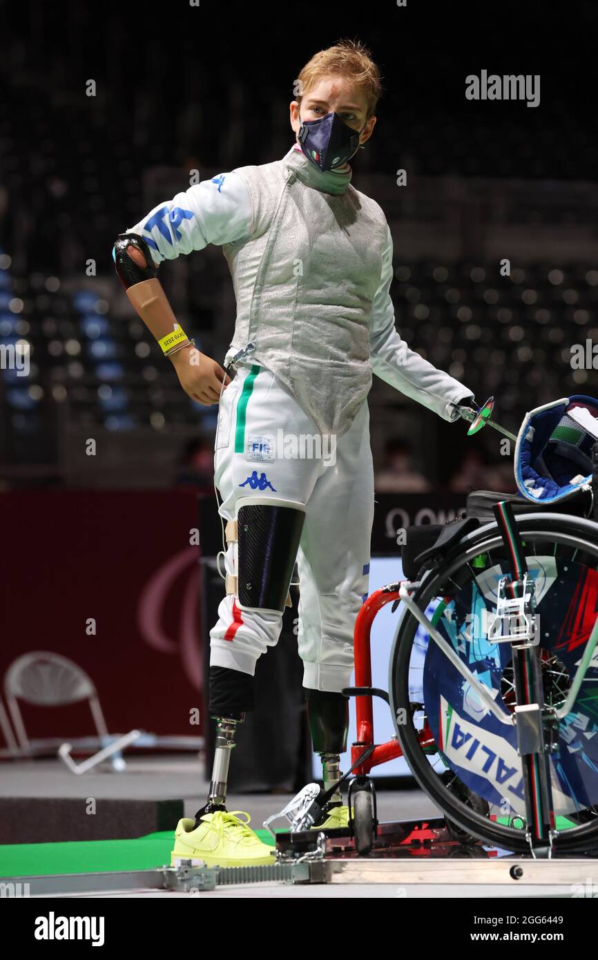 Chiba Japan 29th Aug 21 Beatrice Vio Ita Wheelchair Fencing Women S Foil Team Preliminary During The Tokyo Paralympic Games At The Makuhari Messe Hall B In Chiba Japan Credit Chiba Japan 29th Aug 21 Beatrice Vio Ita Wheelchair Fencing Women S Foil Team Preliminary During The Tokyo Paralympic Games At The Makuhari Messe Hall B In Chiba Japan Credit