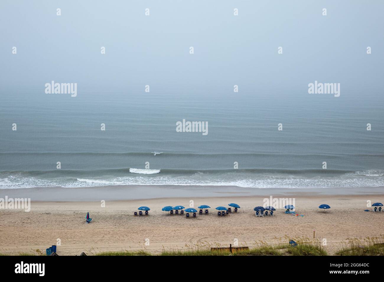 A thunderstorm in Carolina Beach, North Carolina. Stock Photo