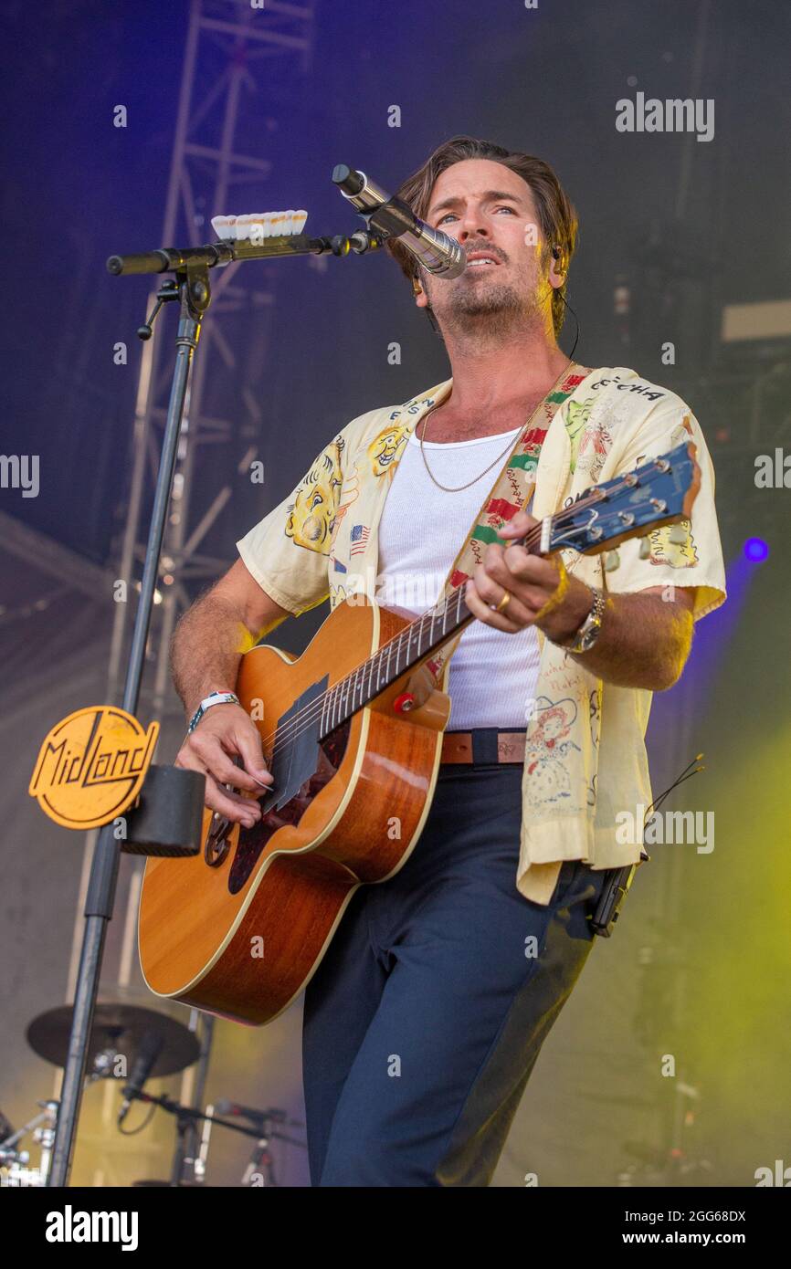 Mark Wystrach of Midland during the Railbird Music Festival at The Grounds at Keeneland on