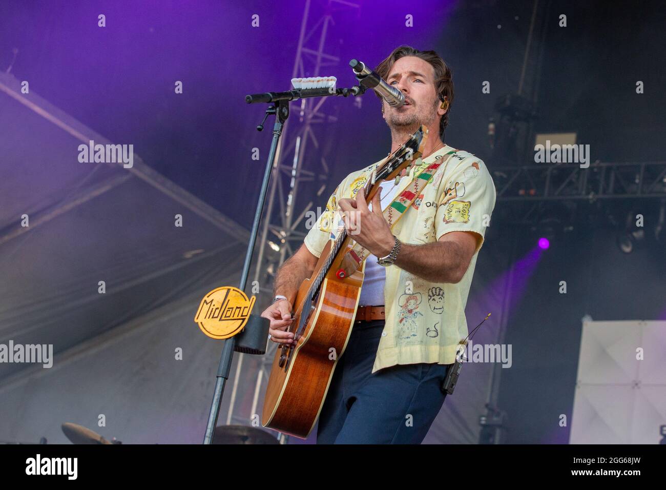 Mark Wystrach of Midland during the Railbird Music Festival at The Grounds at Keeneland on