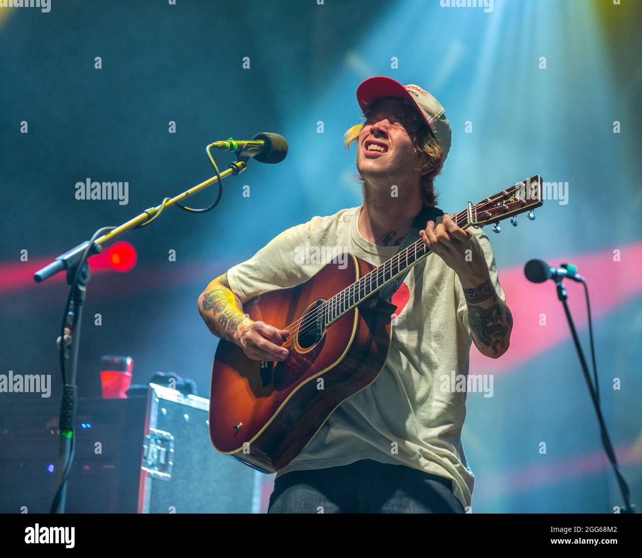 Billy Strings during the Railbird Music Festival at The Grounds at Keeneland on August 28, 2021