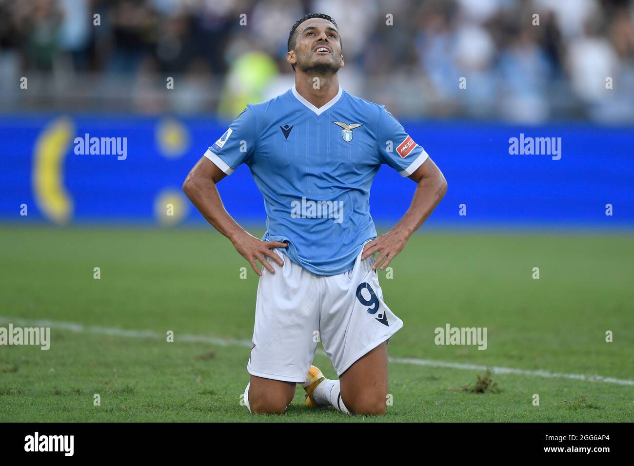 Pedro Rodriguez Ledesma of SS Lazio during the Serie A football match  between SS Lazio and Spezia Calcio at Olimpico stadium in Rome (Italy),  August 28th, 2021. Photo Antonietta Baldassarre / Insidefoto