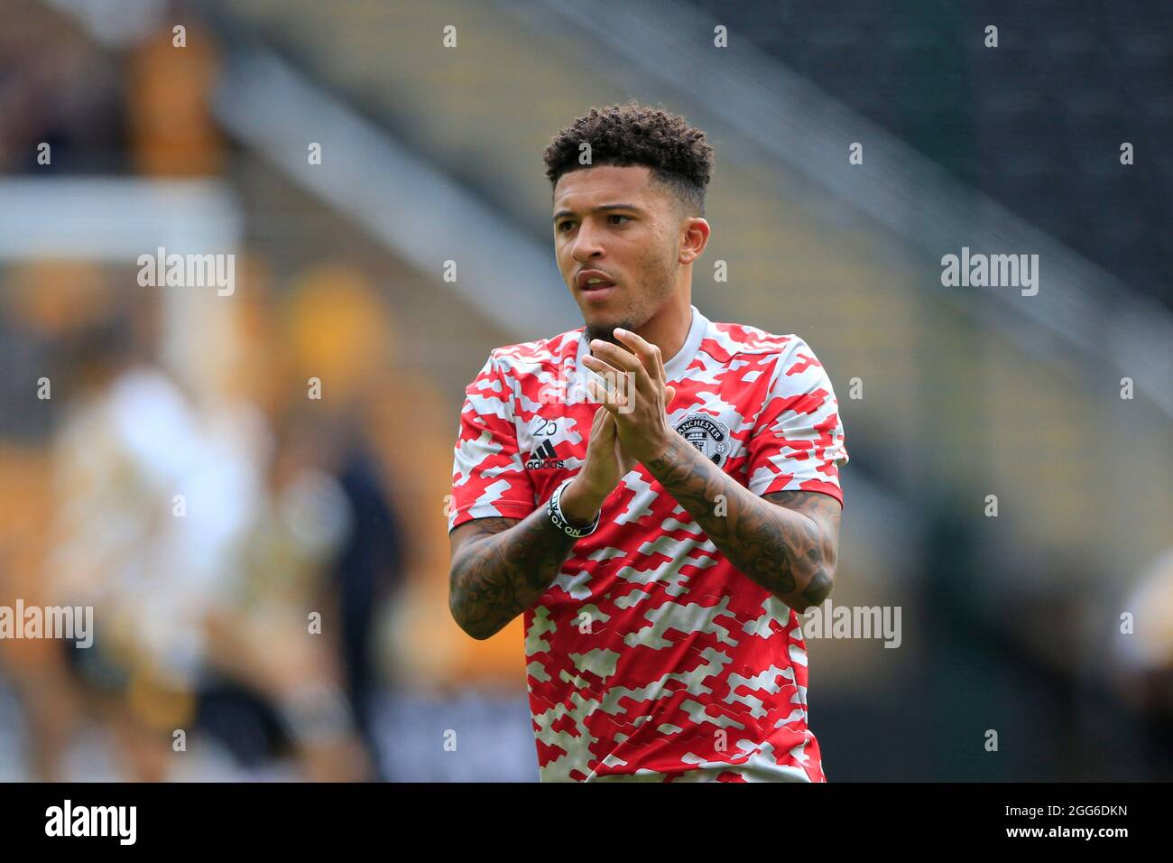 Jadon Sancho #25 of Manchester United Stock Photo - Alamy