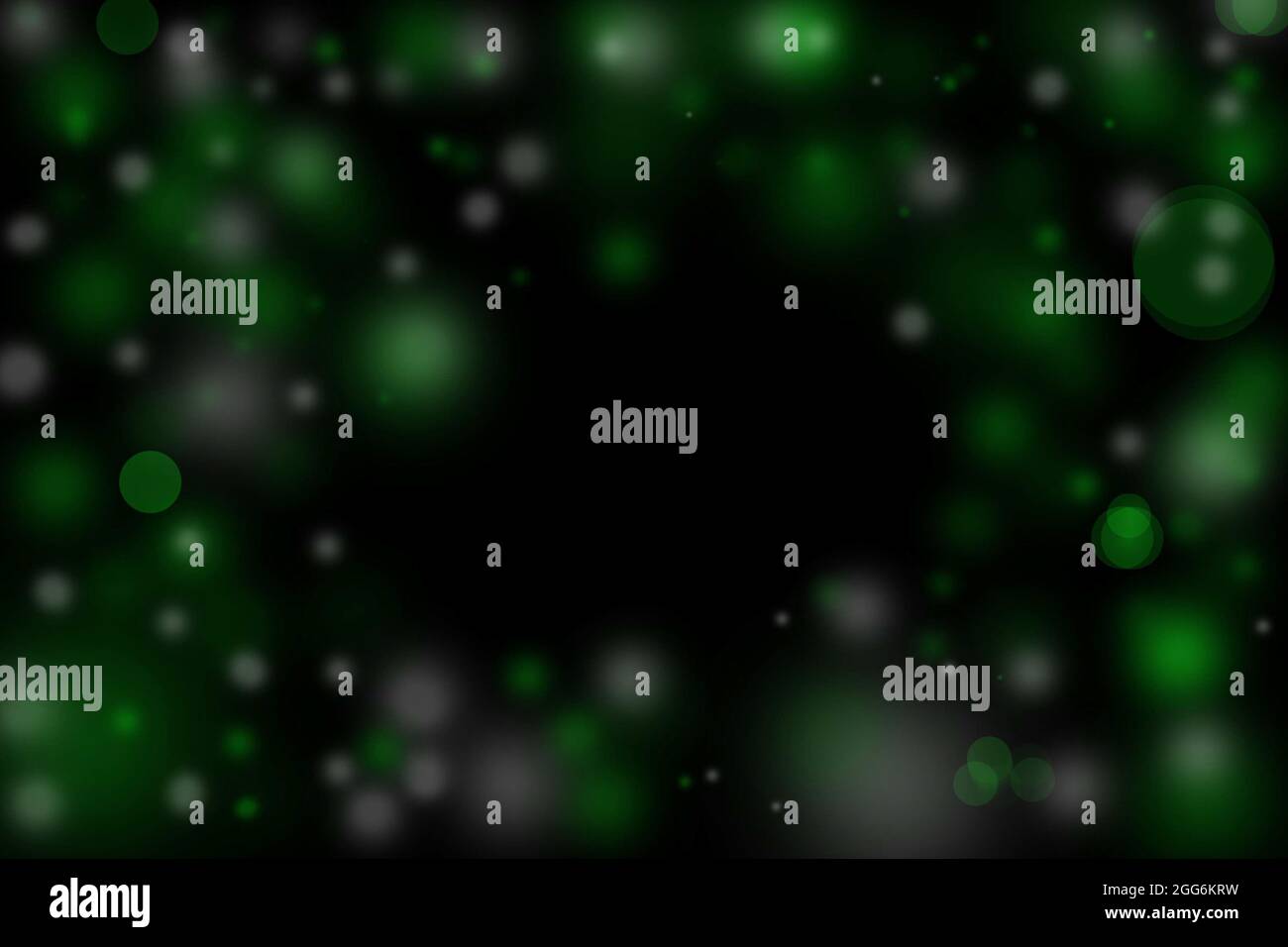 This is a green, black, and white Halloween bokeh image to be used as a photograph overlay or digital background. Stock Photo