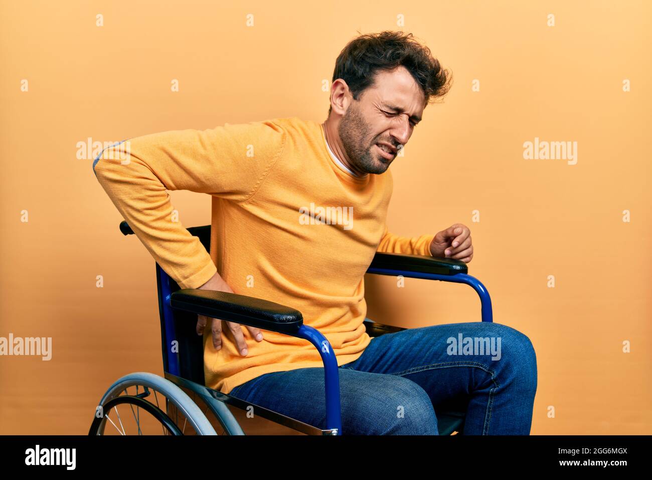 Muscle disease male wheelchair hi-res stock photography and images - Alamy