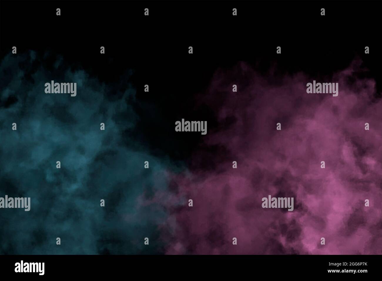 This is a blue and pink smoke or fog overlay to create a special effect on photos and designs Stock Photo