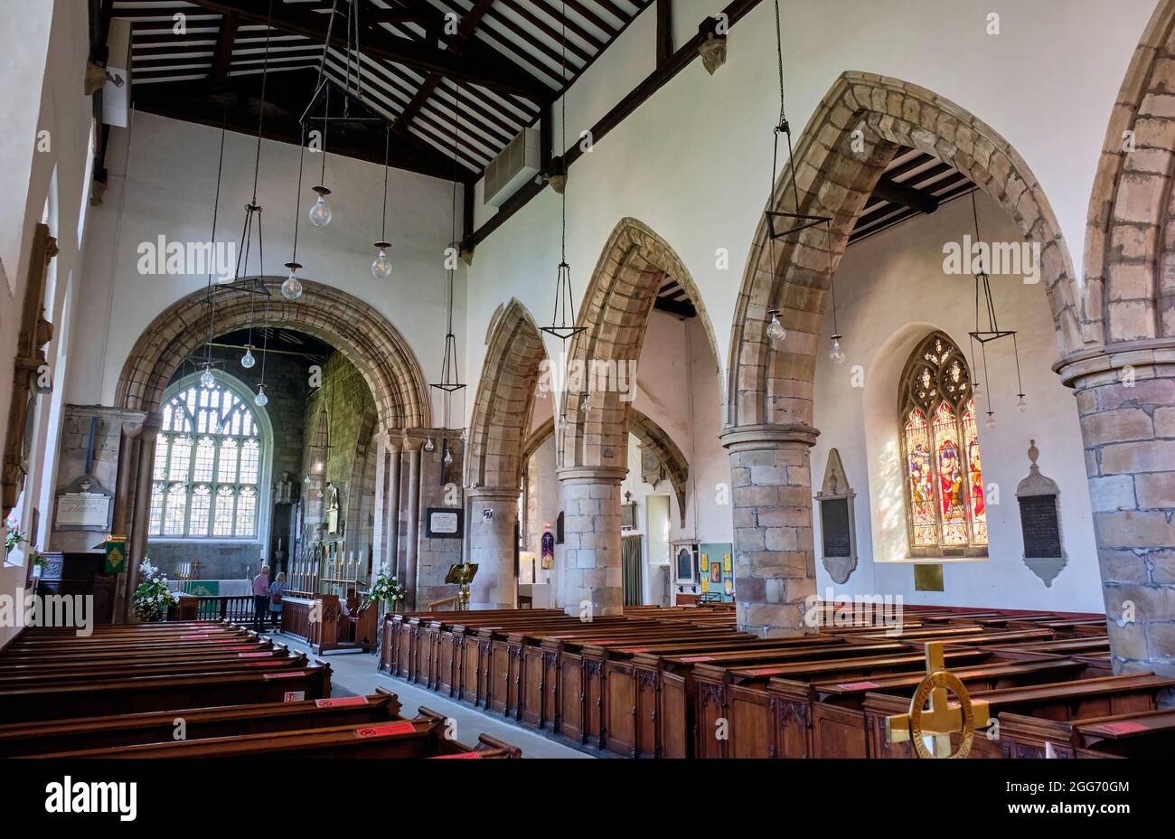 Holy Trinity Church, Much Wenlock, Shropshire Stock Photo Alamy