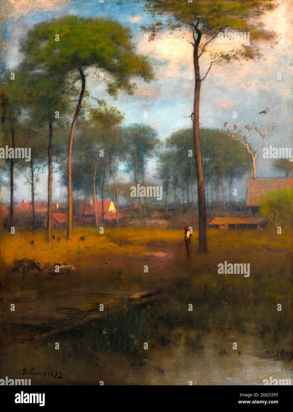 Early Morning, Tarpon Springs 1892 by George Inness Stock Photo