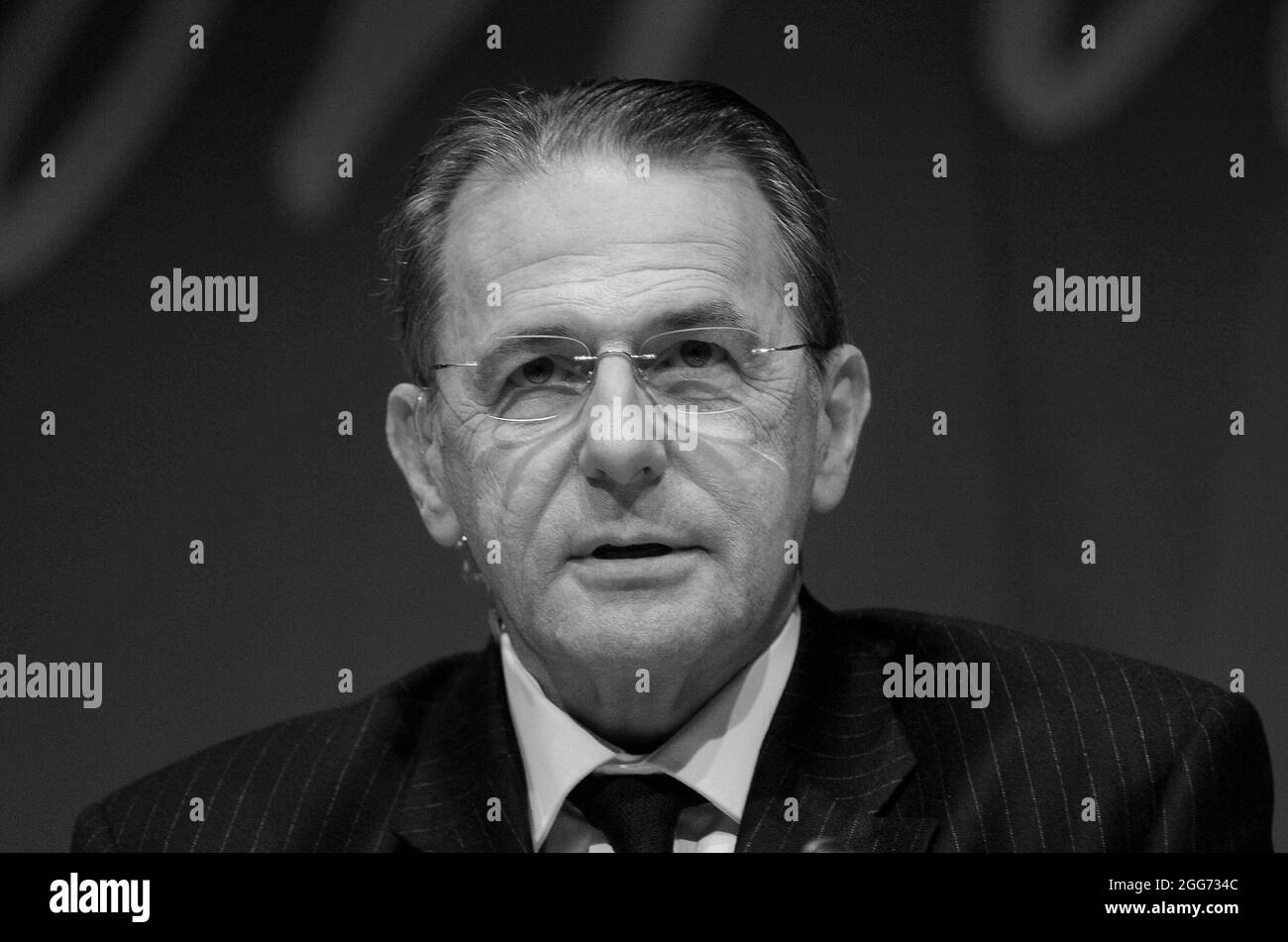 Turin, Italien. 29th Aug, 2021. Former IOC President Jacques ROGGE, died at the age of 79. Archive photo: Jacques ROGGE, BEL, IOC President, Portraet, Portrait XX. Olympic Winter Games 2006, from 10.02. - 26.02.2006 in Turin/Italy Credit: dpa/Alamy Live News Stock Photo