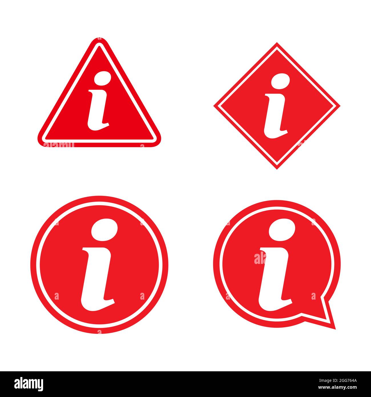 Set of Information help icon, helpdesk info bubble desk. Vector sing ...