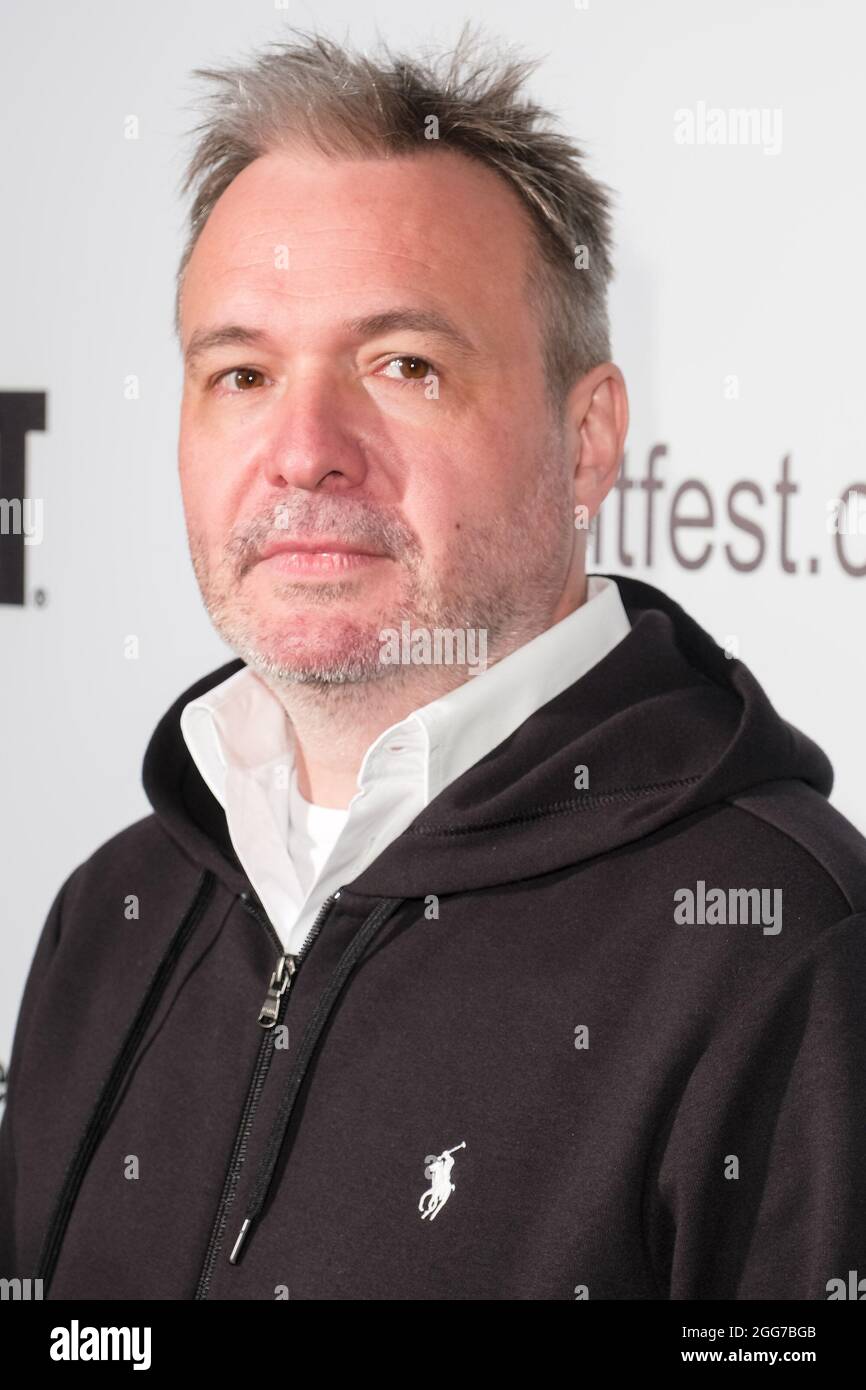 Cineworld Leicester Square, London, UK. 29th Aug, 2021. Mark Towns poses at the CENSOR LIVE COMMENTARY. Picture by Credit: Julie Edwards/Alamy Live News Stock Photo