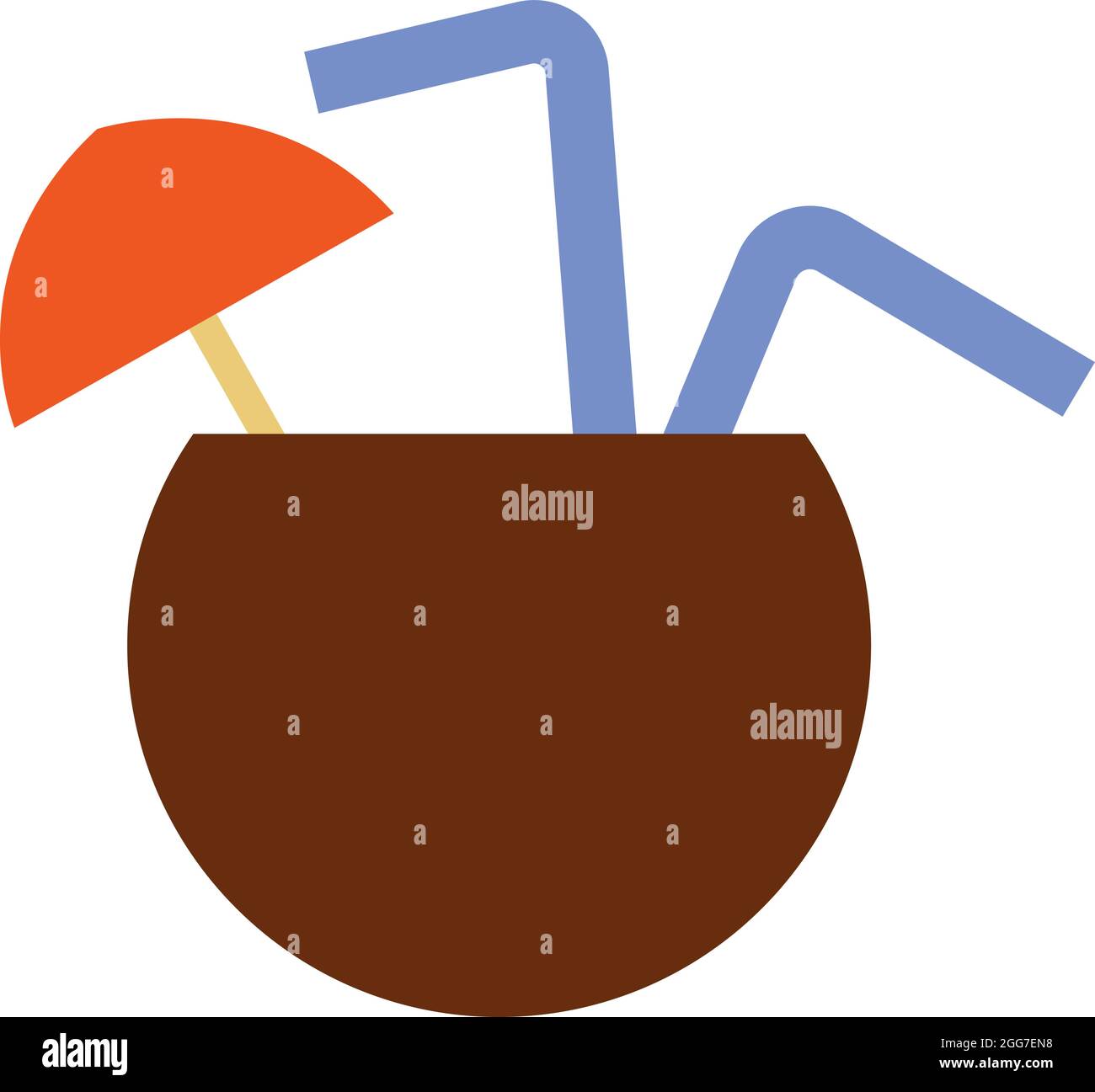 Coconut icon vector vectors hi-res stock photography and images - Alamy