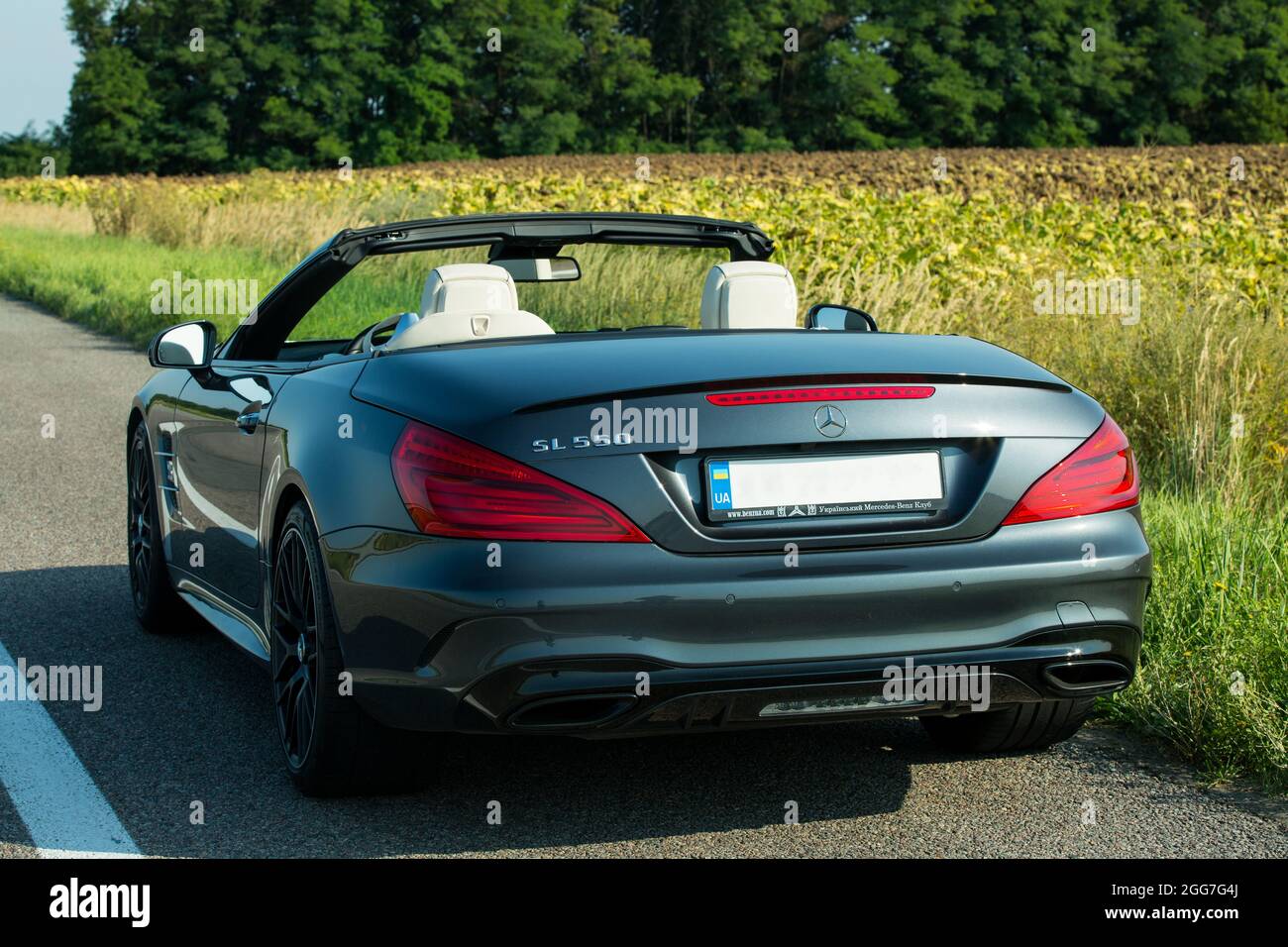 Dnepropetrovsk, Ukraine 08.24. 2021 Photos of the Mercedes Benz