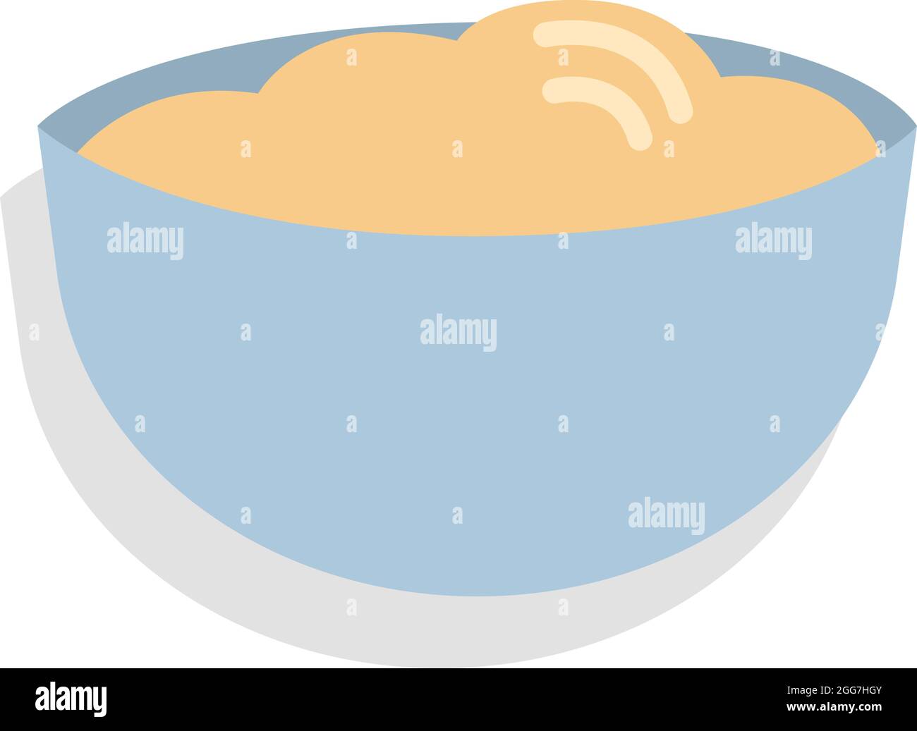 Italian spaghetti, icon illustration, vector on white background Stock Vector