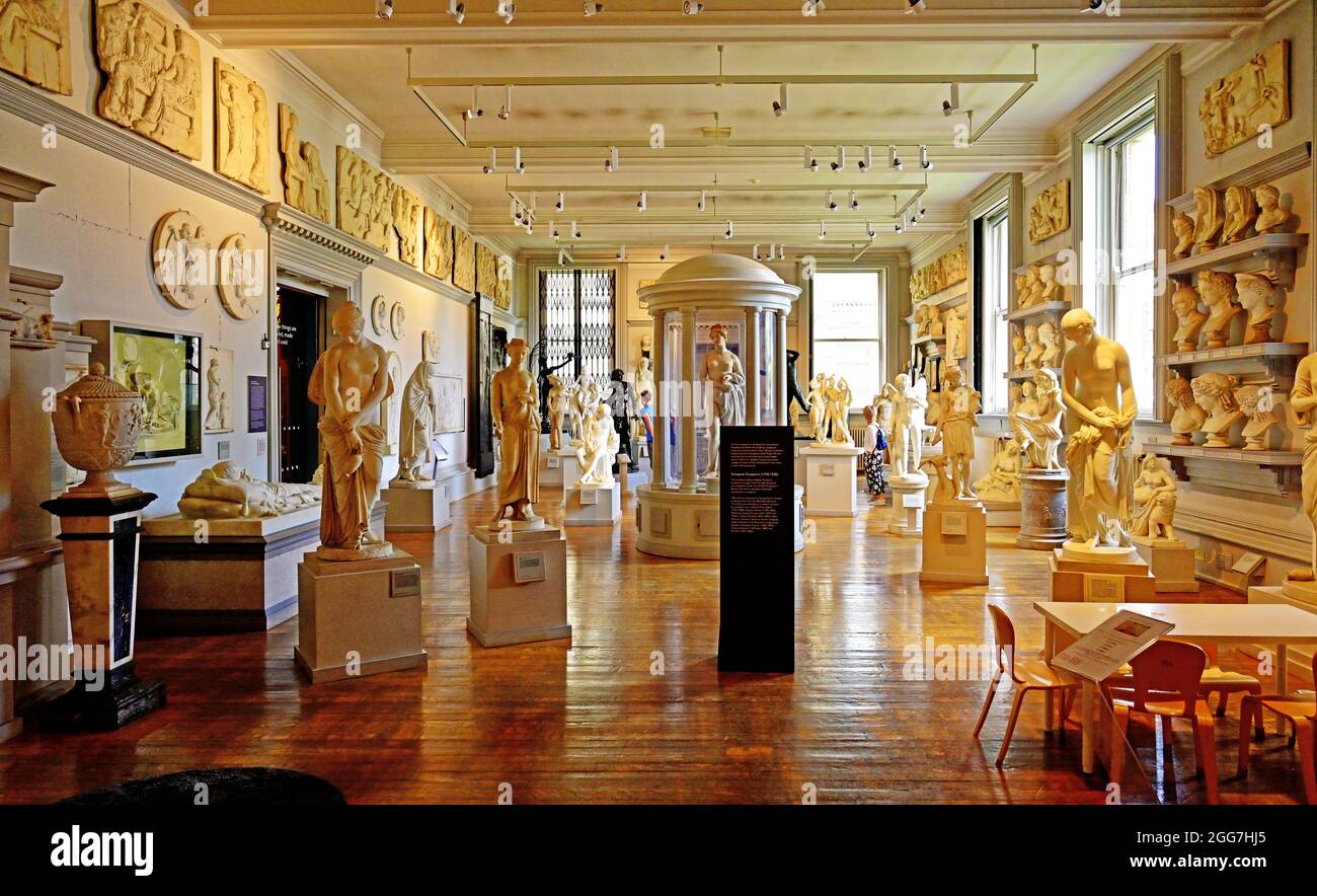 The Walker Art Gallery Liverpool and the European Sculpture room Stock